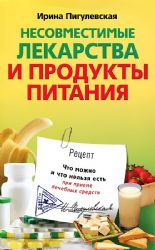 Несовместимые лекарства и продукты питания.