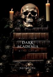 Dark Academia notebook (череп)