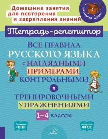 Все правила русског.языка с наглядн.примерам 1-4кл