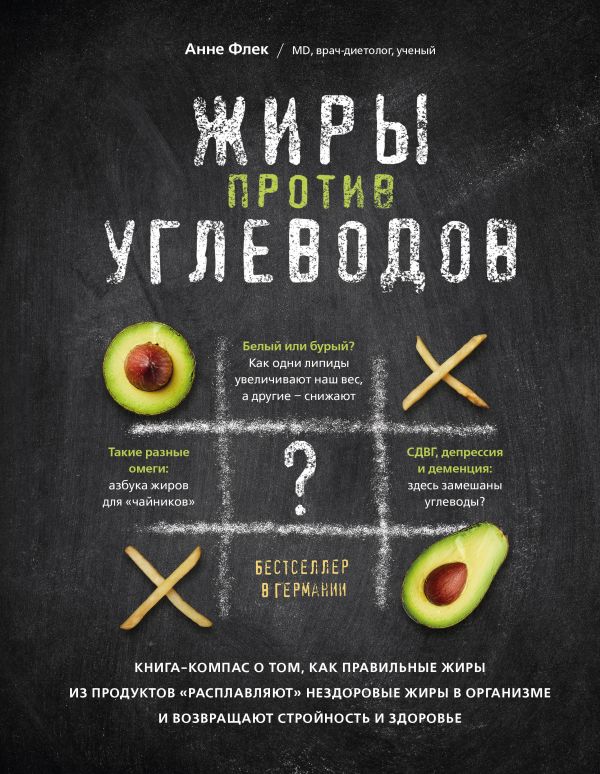 Жиры против углеводов. Книга-компас о том, как правильные жиры из продуктов расплавляют нездоровые жиры в организме и возвращают стройность и здоровье