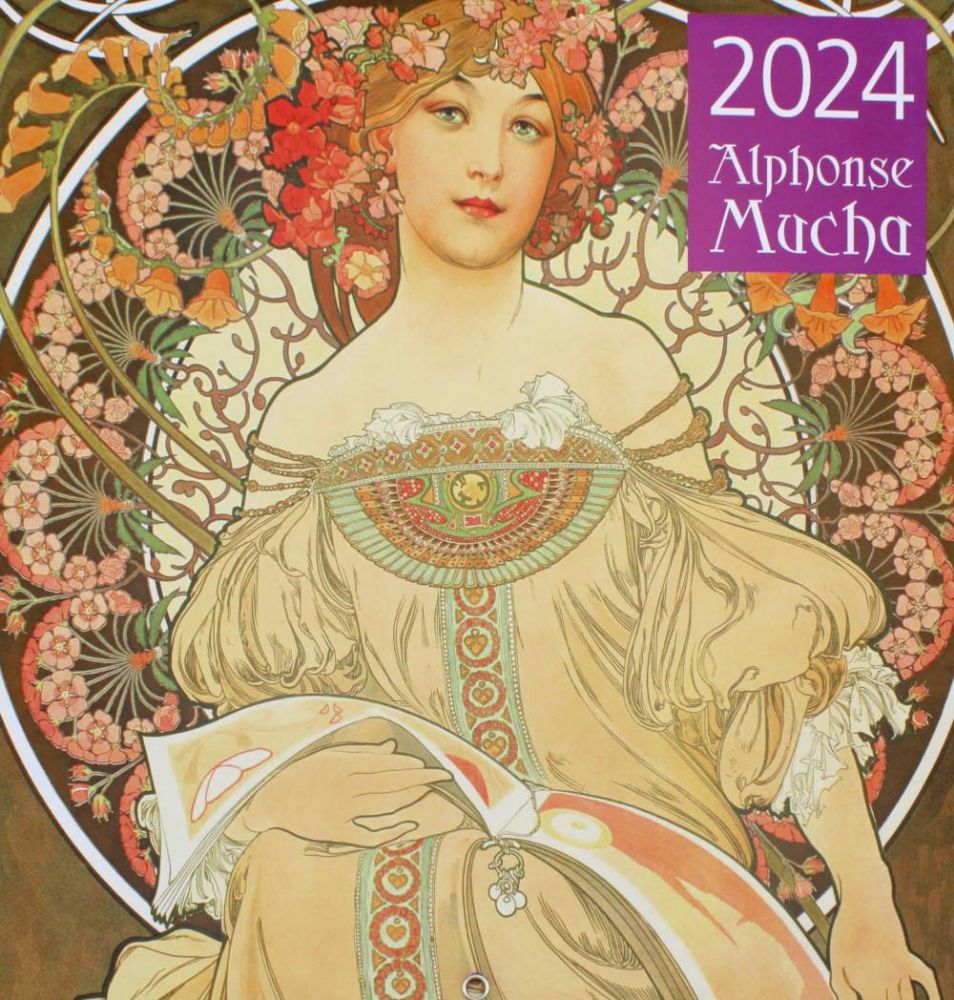Альфонс Муха. Календарь настенный на 2024 год (300х300 мм)