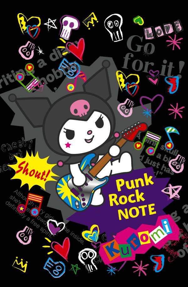 Kuromi. Punk Rock Note