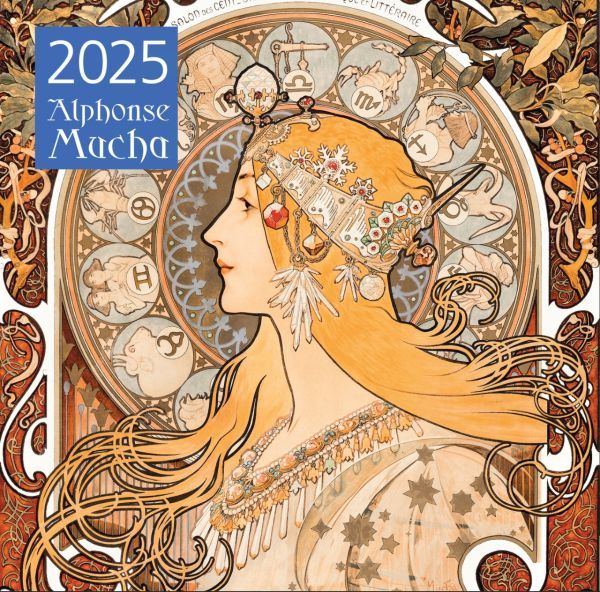 Альфонс Муха. Календарь настенный на 2025 год (300х300 мм)