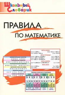 Правила по математике