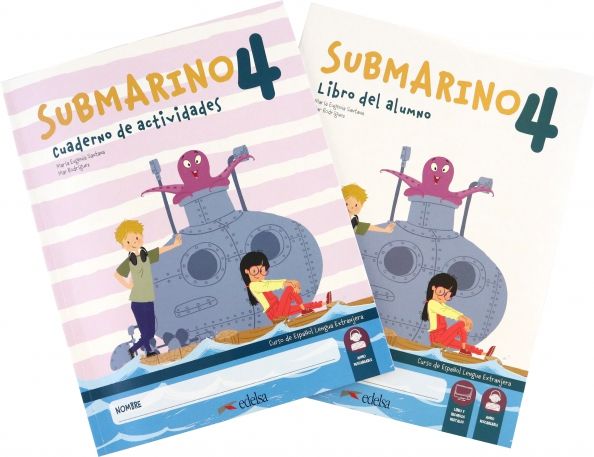 Submarino 4.Pack libro del alumno+cuaderno de acti