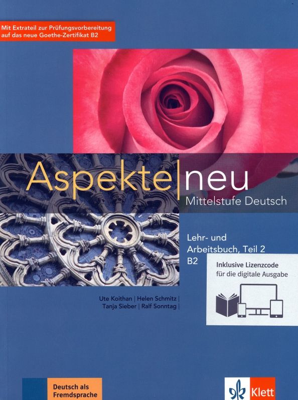 Aspekte Neu B2 LB+AB + Online Teil 2 + CD