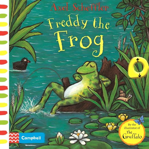 Freddy the Frog - A Push, Pull, Slide board book