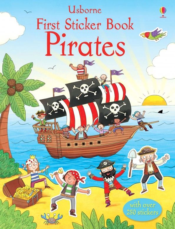 First sticker book: Pirates