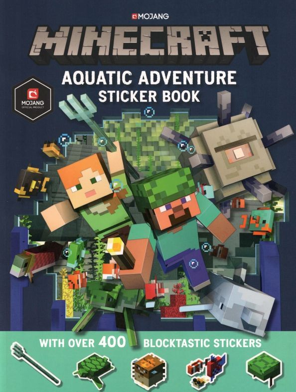 Minecraft Aquatic Adventure Sticker Book