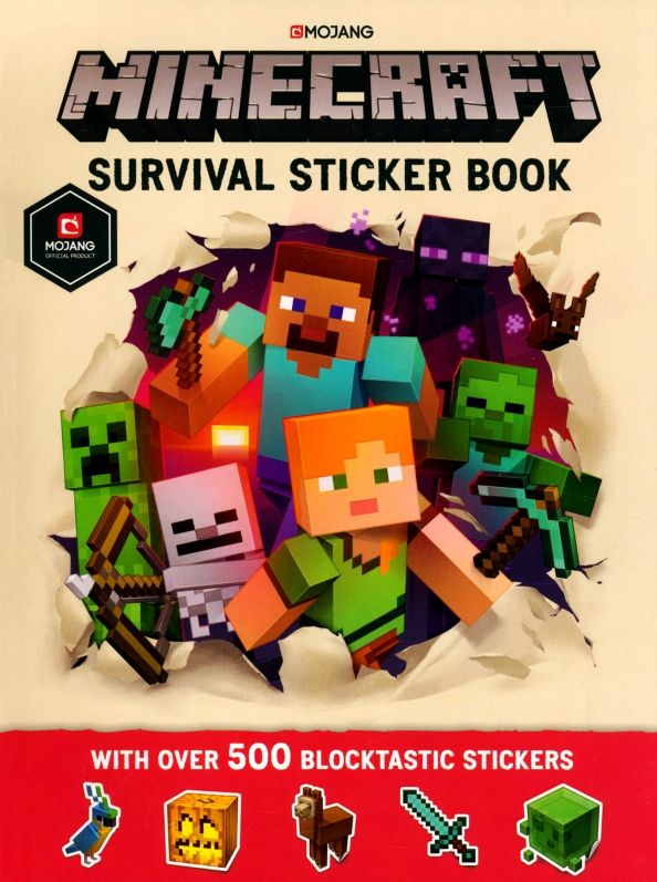 Minecraft Survival Sticker Book