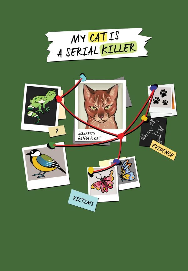 Блокнот My Cat Is a Serial Killer (А5, 144 стр., рыжий кот)